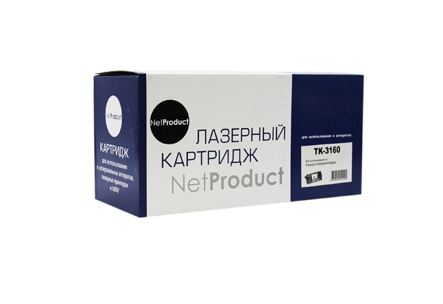 Тонер-картридж NetProduct (N-TK-3160) для Kyocera-Mita P3045dn/P3050dn/P3055dn, 12,5K, с/ч
