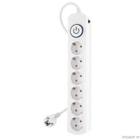 Ippon Сетевой фильтр BK-6-EU-3-10-W 6 розеток 3м белый
