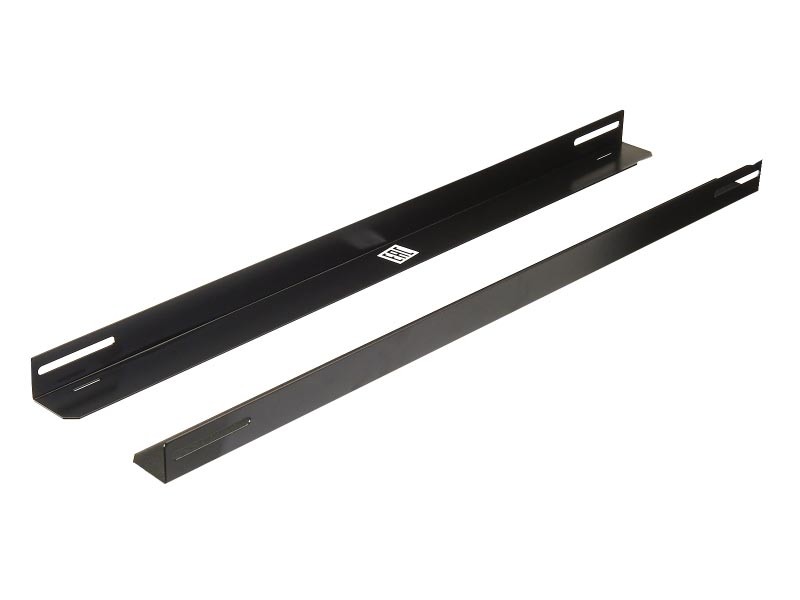 Рельса L для шкафа глубиной 1000 (720*35.5*45.2) чёрная (2 шт)