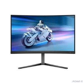 Монитор LCD PHILIPS 27&quot; 27M2C5200W/00 Black с поворотом экрана {VA curved 1920x1080 280Hz 0.3ms 178/178 300cd}