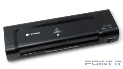 Ламинатор ГЕЛЕОС ЛМ A4 Комбо, А4, 2х150 (пленка 75-150мкм), 300 мм/мин, 2 вала, пласт. корпус, мах толщина 0,6мм, разжим валов, + резак, обрезчик углов и стартовый набор пленок