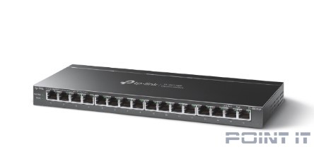TP-Link TL-SG116P Настольный коммутатор с 16 гигабитными портами PoE+
