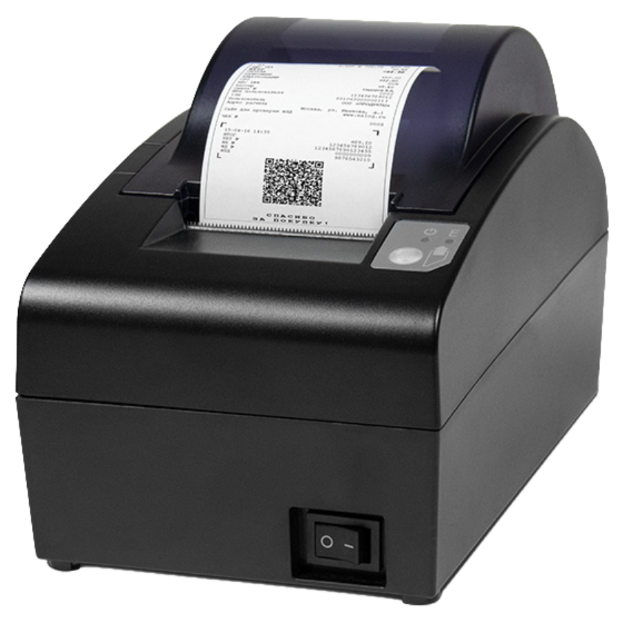 АТОЛ 55Ф. Черный. Без ФН/ЕНВД. RS+USB+Ethernet