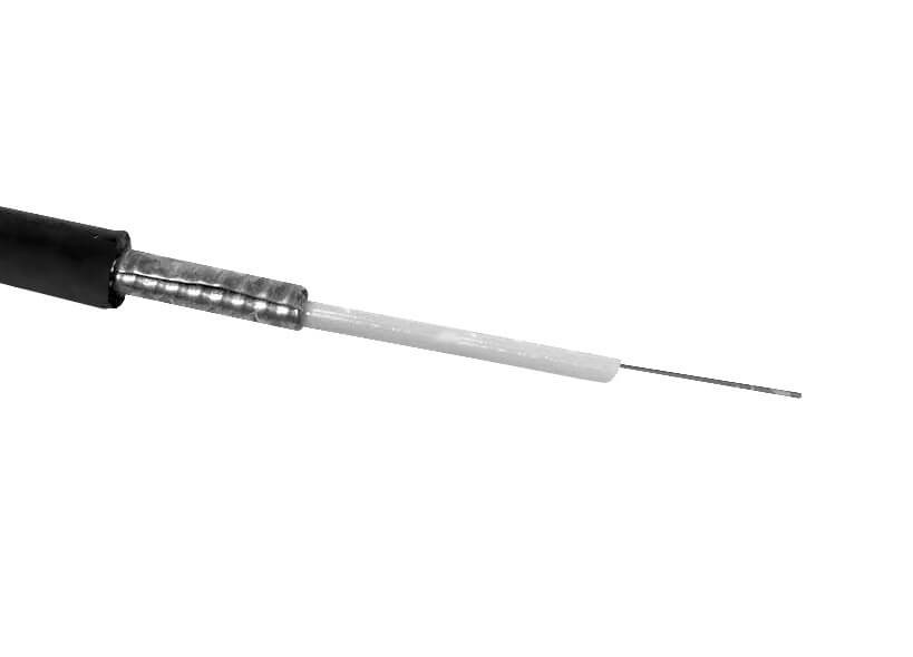 Кабель волоконно-оптический 8 (SМ - 9/125), наружный, бронированный, PE, черный, 2000м