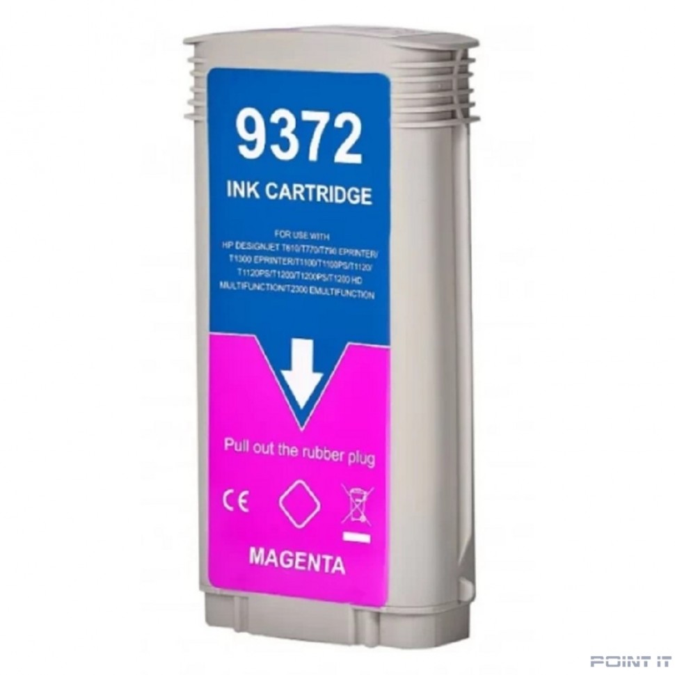 Струйный картридж NV Print 72 (NV-C9372A) Magenta для HP DesignJet T1100, T1120, T1200, T1300, T610, T620, T770, T790, T2300, T795 (130 мл)