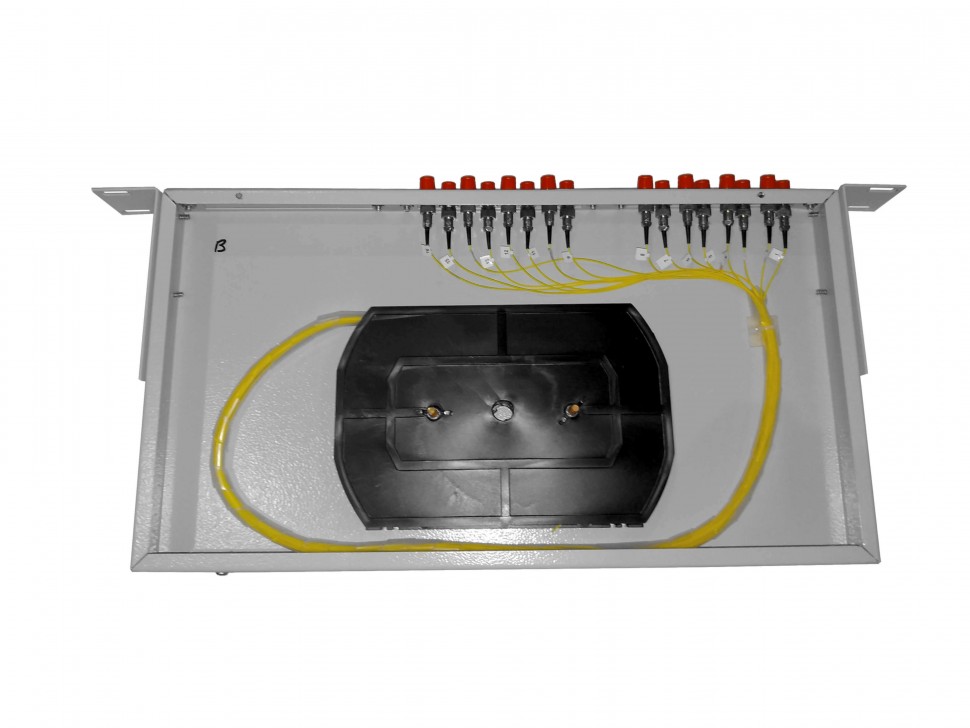 Кросс оптический 19, 1U 16 FC SM, укомплектованный