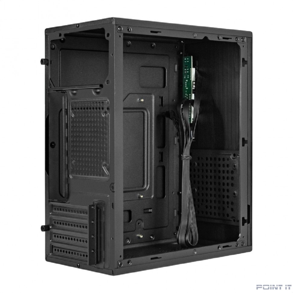 Exegate EX299069RUS Корпус Minitower ExeGate BAA-308M (mATX, без БП, 2*USB, HD Audio, черный)