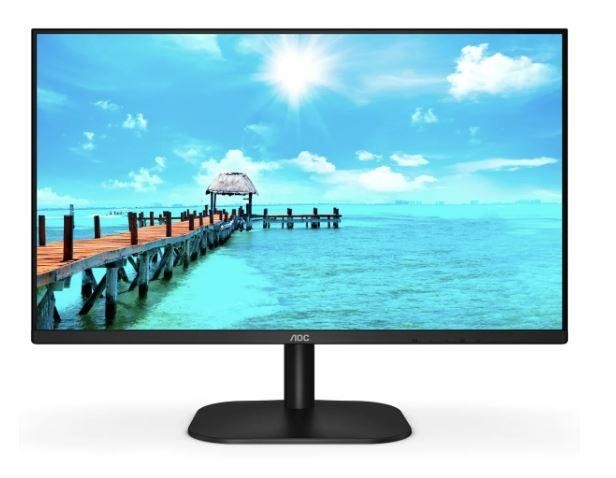 Монитор AOC 27" 27B2H Black, 16:9, IPS, 1920x1080, 4ms, 250cd, 75Hz, 1xVGA, 1xHDMI