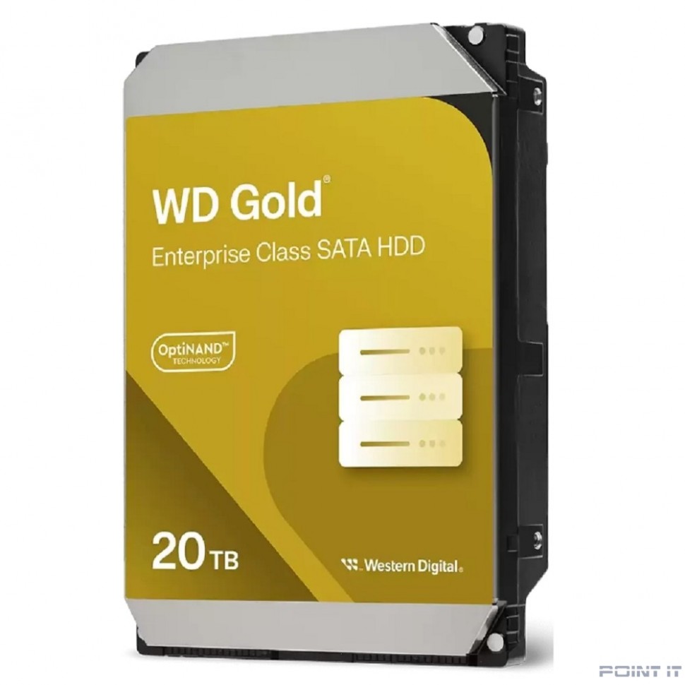 20TB WD Gold (WD202KRYZ) {SATA III 6 Gb/s, 7200 rpm, 512Mb buffer}