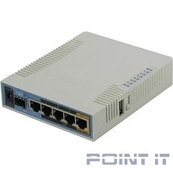 Wi-Fi маршрутизатор 300MBPS 5P 1000M RB962UIGS-5HACT2HNT MIKROTIK