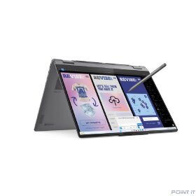 Ноутбук Lenovo Yoga 7 2-in-1 16ILL10 [83JT0001US] (КЛАВ.РУС.ГРАВ.) Luna Grey 16&quot; {WUXGA (1920x1200) Touch 300nits Ultra 7 256V/16Gb/1Tb SSD/W11H/+Pen/360/металл}