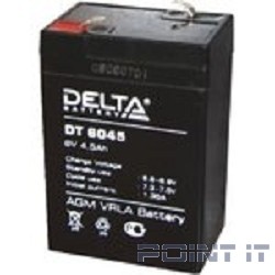 Delta DT 6045 (4.5 А\ч, 6В) свинцово- кислотный аккумулятор