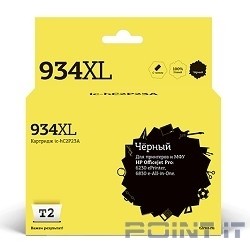 T2 C2P23AE Картридж HC2P23A №934X для HP Officejet Pro 6230/6830, черный, С ЧИПОМ