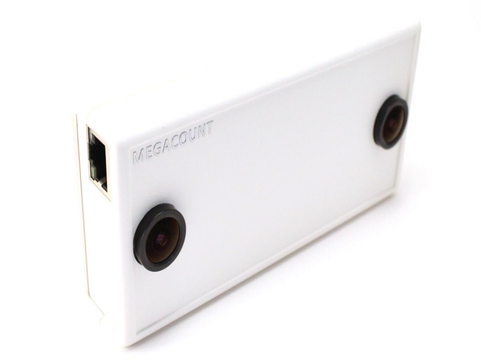 Комплект: Счетчик STEREO 3D, Инжектор питания PoE, Блок питания, Программное обеспечение, кронштейн, Белый