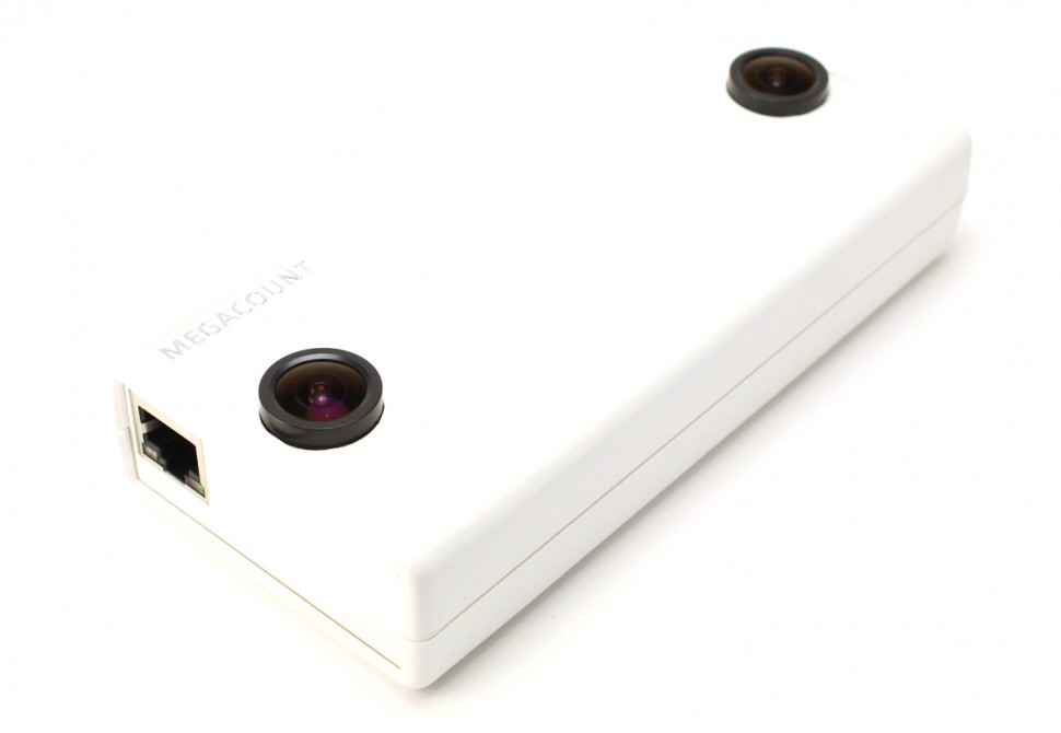 Комплект: Счетчик STEREO 3D, Инжектор питания PoE, Блок питания, Программное обеспечение, кронштейн, Белый