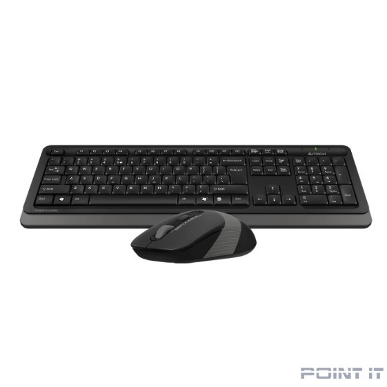 Комплект кл-ра+мышь беспров. A4Tech Fstyler FG1010S black/grey USB (FG1010S GREY)