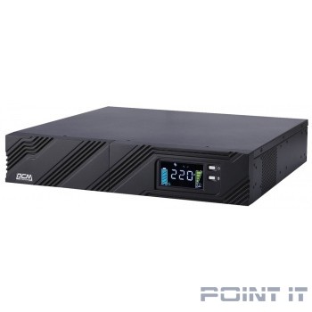 UPS Powercom SPR-3000 LCD SMART KING PRO+{ Line-Interactive, 3000VA / 2100W, Rack/Tower, IEC, Serial+USB, SmartSlot}