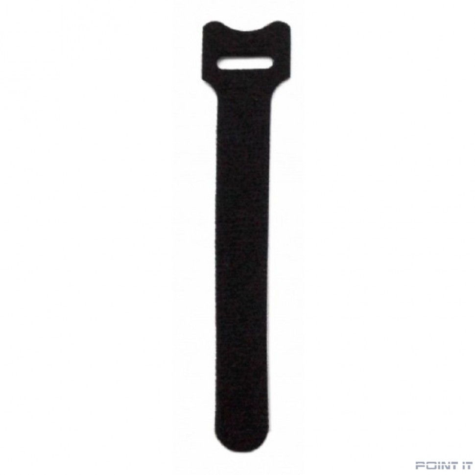 Hyperline WASN-180-BK-10 Хомут для кабеля, липучка с мягкой застежкой, 180x15 мм, черный (10 шт.)