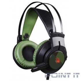 A4 Bloody J450 черный/зеленый 2.2м мониторы оголовье