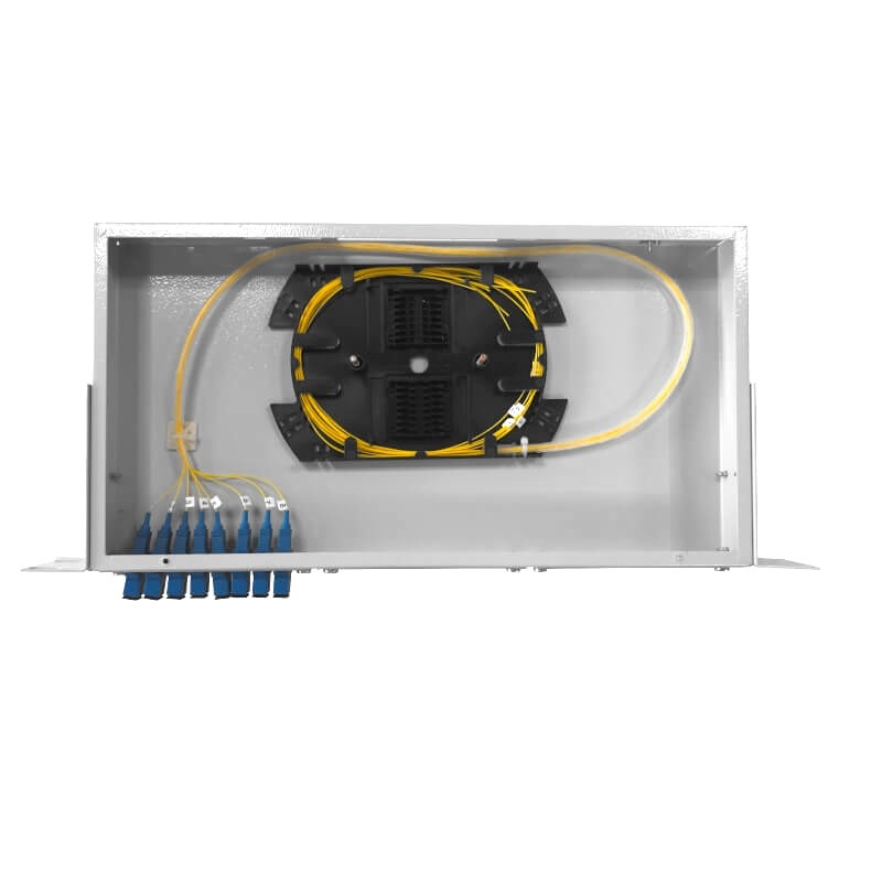 Кросс оптический 19, 1U 8 SC SM, укомплектованный