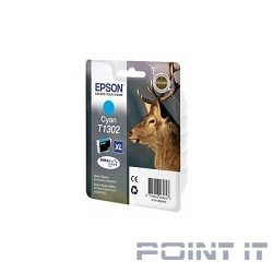 EPSON C13T13024010/12 T1302 Картридж для Epson Stylus SX525WD/ SX620FW, Epson Stylus Office BX320FW/BX525WD/ BX625FWD, голубой, XL (cons ink)