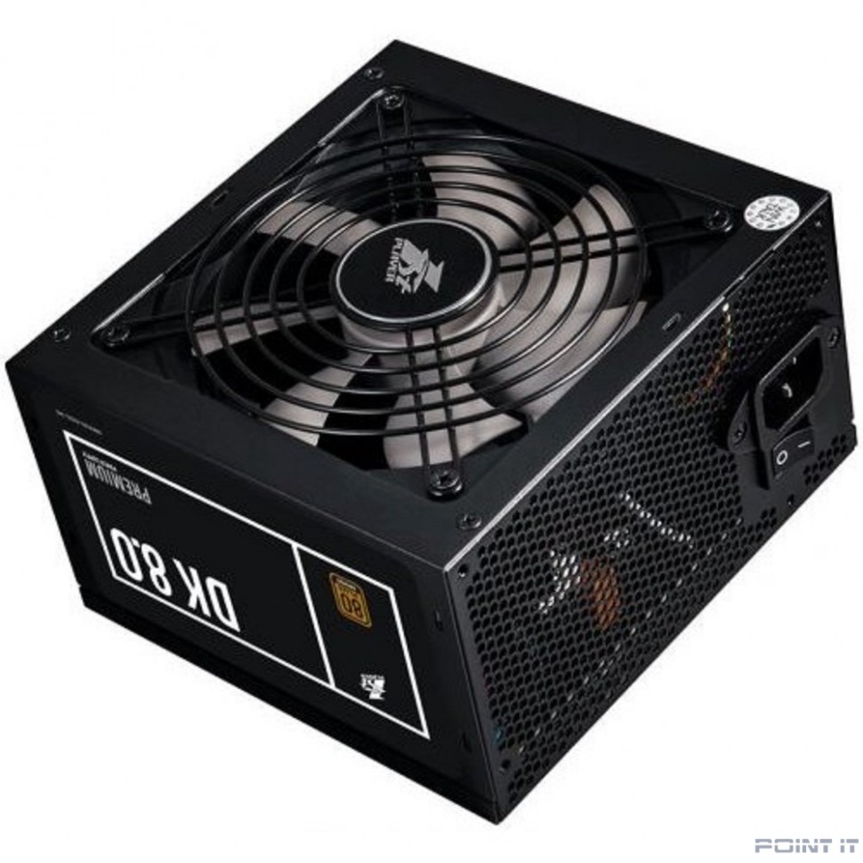 1STPLAYER Блок питания DK PREMIUM 800W / ATX 2.4, APFC, 80 PLUS BRONZE, 120mm fan / PS-800AX