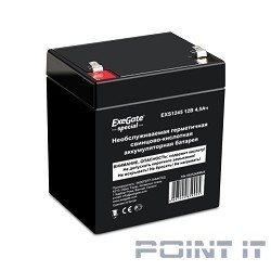 Exegate ES252439RUS Аккумуляторная батарея Exegate Special EXS1245, 12В 4.5Ач, клеммы F2