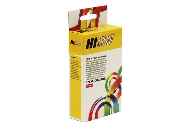 Картридж Hi-Black (HB-CB324HE) для HP Photosmart C5383/C6383/B8553/D5463, №178XL, M