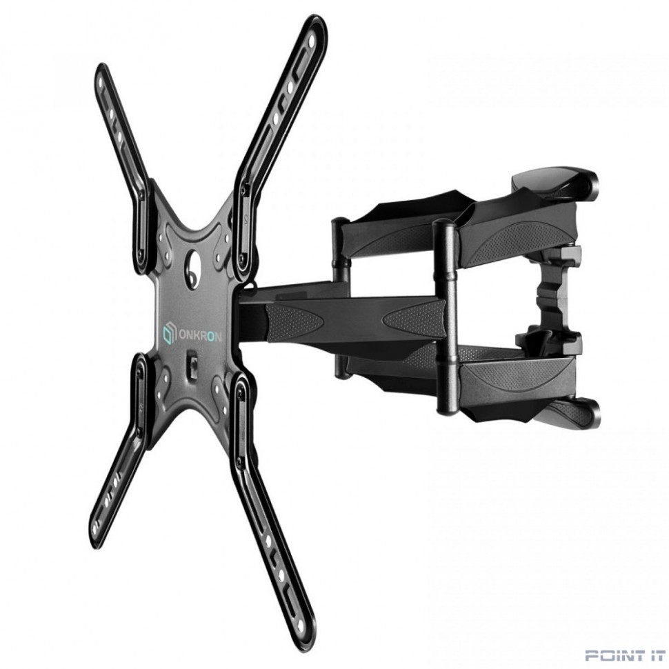 ONKRON M5 чёрный Для телевизоров диагональю 32"-60" Максимальная нагрузка: 36,4 кг VESA: 100x100, 200x100, 200x200, 200x300, 200x400, 300x300, 400x200, 400x300, 400x400 мм