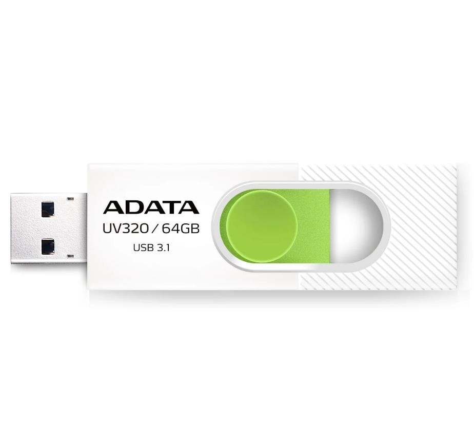 Флэш-накопитель 64GB AUV320-64G-RWHGN WH\GR ADATA