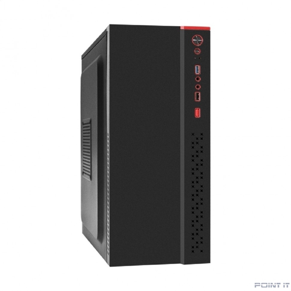 Exegate EX298134RUS Корпус Miditower ExeGate AA-443U (ATX, без БП, 2*USB+1*USB3.0+HD Audio, черный)