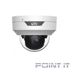 Uniview IPC3534LB-ADZK-G Видеокамера IP купольная антивандальная, 1/3" 4 Мп КМОП @ 30 к/с, ИК-подсветка до 40м., 0.003 Лк @F1.6, объектив 2.8-12.0 мм моторизованный с автофокусировкой, WDR, 2D/3D DNR,