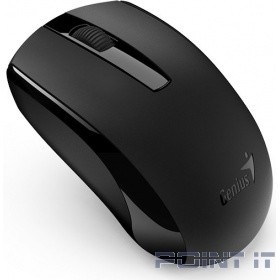 Genius ECO-8100 Мышь беспроводная черная (Black), 2.4GHz, BlueEye 800-1600 dpi, аккумулятор NiMH new package [31030010410]