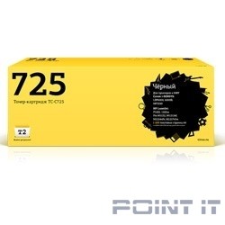 T2 Cartridge 725/CE285A Картридж (TC-C725) для LJ P1102/1102w/M1132/M1212nf/M1214nfh, Canon LBP6000 (1600 стр.)