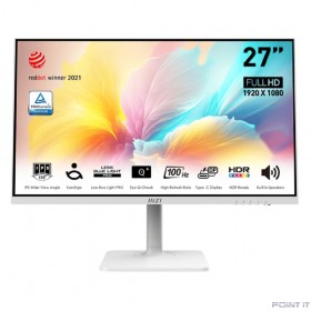 Монитор MSI Modern 27&quot; MD2712PW белый {IPS 1920x1080 100Hz 1ms 1000:1 300cd 178/178 HDMI1.4 USB-C Speaker HAS Pivot VESA} [9S6-3PA49H-218]