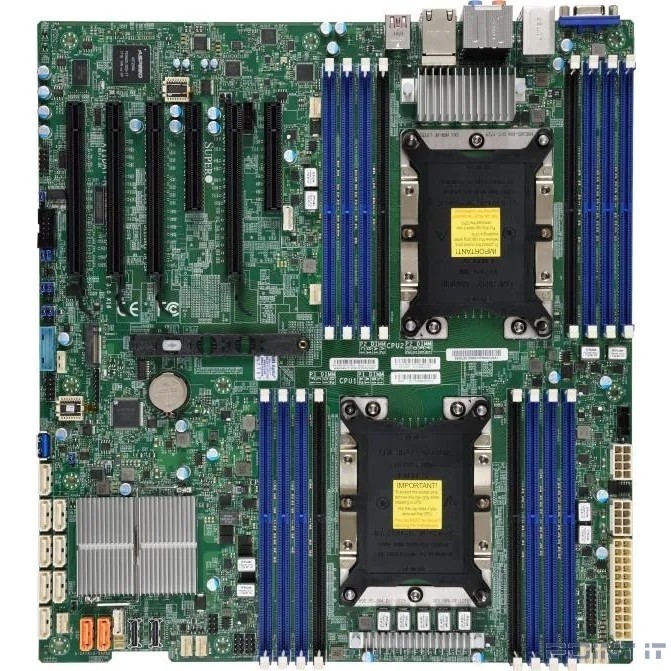 Supermicro MBD-X11DAI-N-B Материнская Плата Soc-3647 iC621 eATX 16xDDR4 10xSATA3 SATA RAID iC621 2х GgbEth OEM
