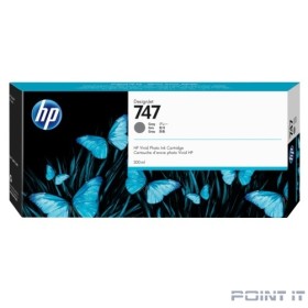 HP  P2V86A Картридж HP 747 серый  {HP DesignJet Z6/Z9+ series, (300 мл)}