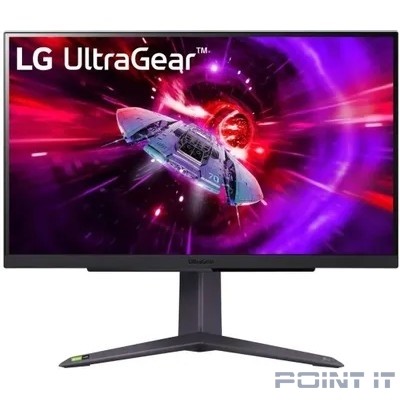 Монитор LCD LG 27" 27GR75Q-B UltraGear черный {IPS 2560x1440 165hz 1ms 300cd 2xHDMI DisplayPort} [27gr75q-b.aruz]