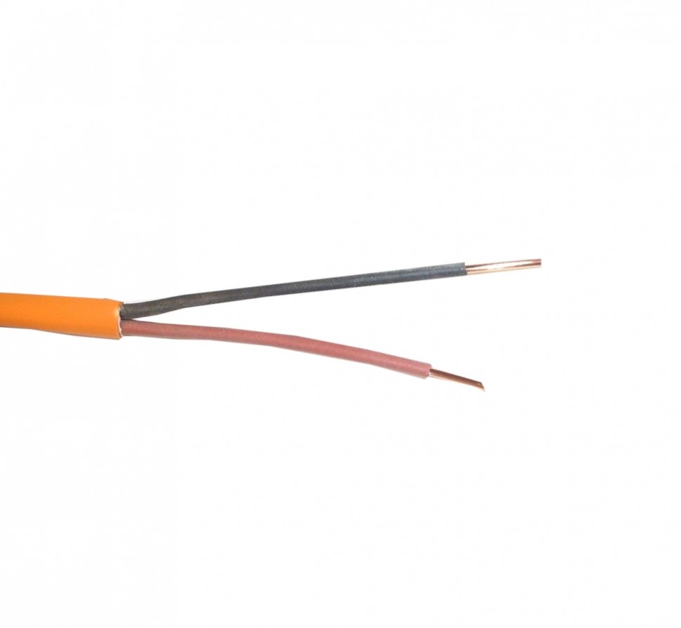 Кабель сигнальный ТЕХНОКАБЕЛЬ, неэкранированный, КПСнг(А)-FRHF, 1*2*0.75мм2 (0,98мм) 200м, оранж. АКЦИЯ