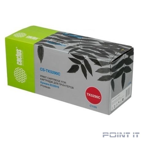 Картридж лазерный Cactus CS-TK5290C голубой (13000стр.) для Kyocera Ecosys P7240cdn