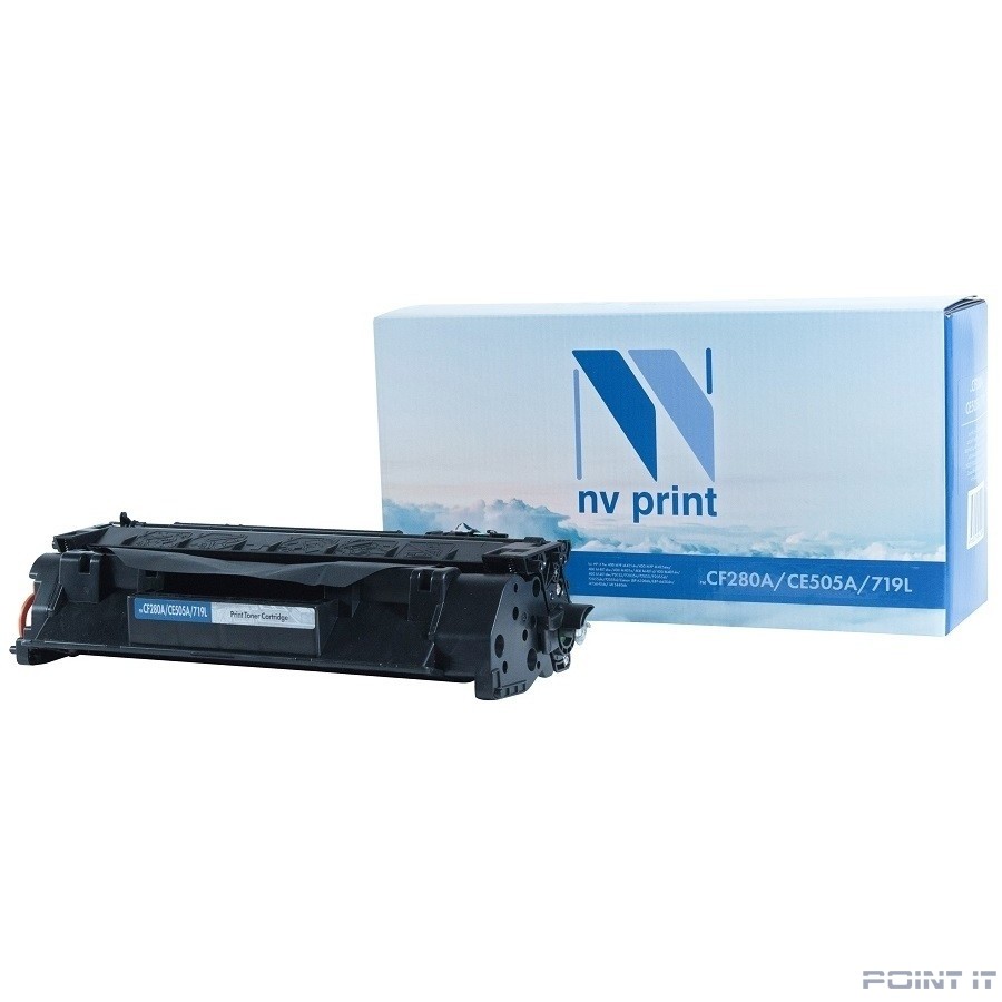 NVPrint CF280A/CE505A/719L Картридж для принтеров HP LJ Pro 400 M401D Pro, M425 Pro,400 M425DW Pro,P2035/ P2035n/ P2055/ Canon LBP-6300dn/ LBP-6650dn/ MF5840dn/ MF5880dn (2700)