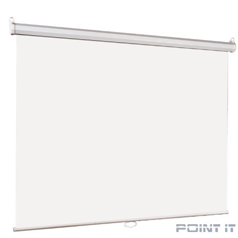 Lumien Eco Picture [LEP-100112] Настенный экран 128х171см (рабочая область 122х165 см) Matte White восьмигранный корпус, возможность потолочн./настенного крепления, уровень в комплекте, 4:3 (треуголь