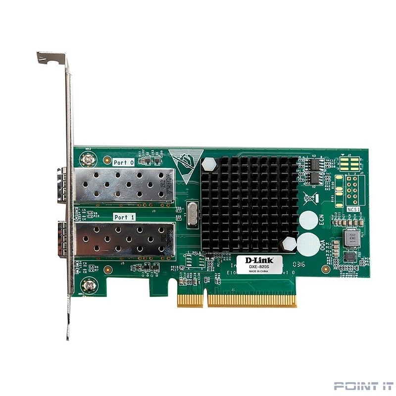 D-Link DXE-820S/A1A Сетевой PCI Express адаптер с 2 портами 10GBase-X SFP+