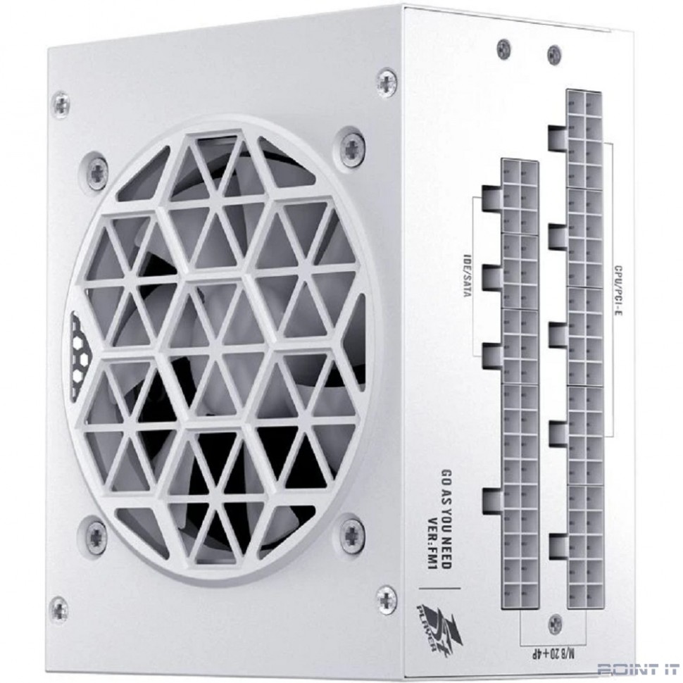 1STPLAYER SFX 750W PLATINUM White / SFX, APFC, 80 PLUS Platinum, LLC+DC-DC, 80mm fan, full modular / PS-750SFX-WH