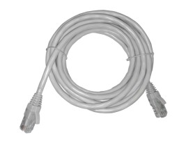 Патч-корд UTP4 rj45-rj45, cat.6, 3.0м, BC, LSZH, серый, литой коннектор NETKO Optima