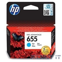 HP CZ110AE Картридж №655, Cyan {DeskJet IA 3525/5525/4615/4625, Cyan}