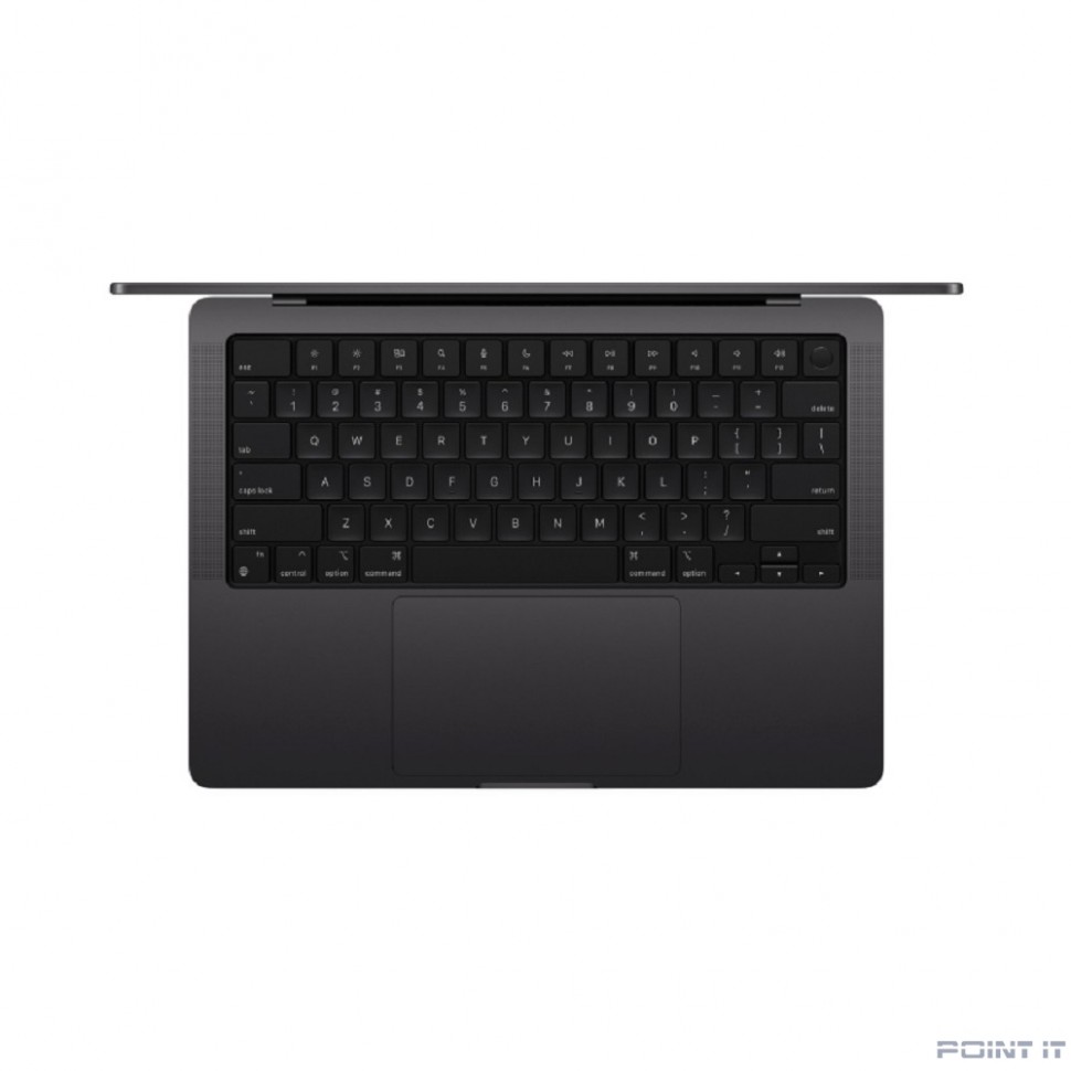 Ноутбук Apple MacBook Pro 14-inch 2024 [MW2U3LL/A] (КЛАВ.РУС.ГРАВ.) 14" Space Black (M4 10C CPU 10C GPU/16Gb/512GB SSD/рекоменд.переходник 11007065} (США)