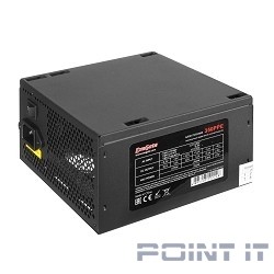 Exegate EX260637RUS Блок питания 350W Exegate 350PPE, ATX, black, APFC, 12cm, 24p+4p, PCI-E, 5*SATA, 3*IDE, FDD