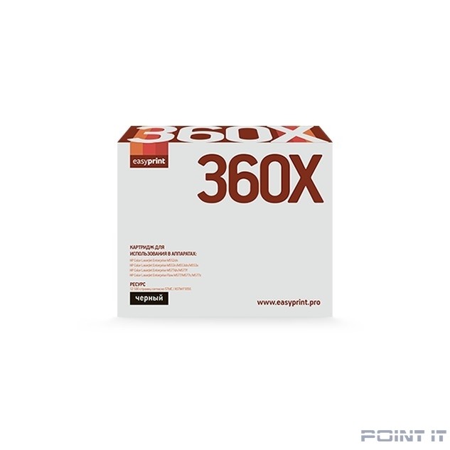 Easyprint CF360X Тонер-картридж LH-CF360X для HP Enterprise M552dn/M553n/M553dn/M553x/MFP M577 (12500 стр.) черный, с чипом, восст.