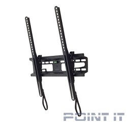 Kromax FLAT-4 new black, наст. для TV 22&quot;-65&quot;, max 55 кг, 1 ст св., нак. +3°-10°, от ст. 42 мм, max VESA 400x400 мм.